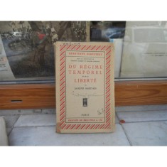 Du regime temporel et de la liberte , Jacques Maritain