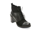 Ghete RACHEL negre, 3295906, din piele naturala