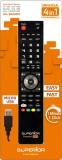 TELECOMANDA UNIVERSALA Superior, 4 in 1, programabila simultan pt. TV, DVD, satelit si AUX, conectare PC prin USB Type-C, cablu inclus, baterii 2 x AA