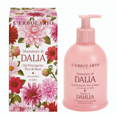 L'Erbolario Gel de curatare maini si fata Shades of Dahlia, 280ml