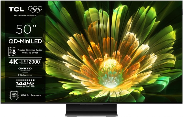 Televizor TCL Mini LED 50Q7C, 126 cm, Smart Google TV,