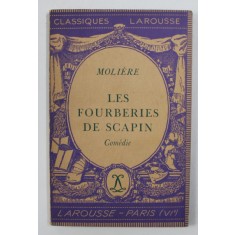 MOLIERE - LES FOURBERIES DE SCAPIN - COMEDIE , 1935