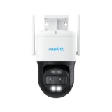 Camera de supraveghere 4G-LTE, Reolink TrackMix G765 Wired, baterie reincarcabila, detectare persoana/vehicul, vedere nocturna color si reflector LED,