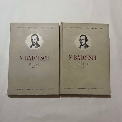 N. Balcescu - Opere - 2 Vol. foto