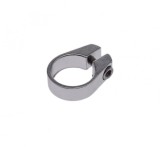 Colier tija sa, prindere surub, 28.6mm, culoare argintiu, din aluminiu Cod:AWR0277S