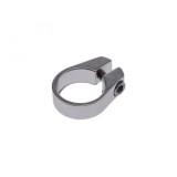 Colier tija sa, prindere surub, 31.8mm, culoare argintiu, din aluminiu Cod:AWR0278S