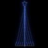Pom de Crăciun LED 447 LED-uri Albastru 249 cm