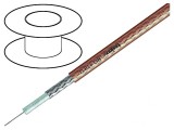 Cablu Coaxial RG179U Transparent 100m