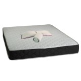 Saltea cu arcuri, Superortopedica Luna 160x200x20 cm, plasa de arcuri Bonell, sistem de aerisire perimetral, Saltsib plus 2 perne matlasate, umplutura