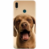 Husa silicon pentru Huawei Y9 2019, Cute Yawning Puppy