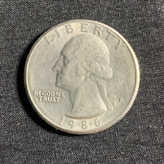 Moneda quarter dollar 1986 USA