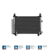 Condensator climatizare Daihatsu Charade Viii; Toyota Yaris Motor 1.0 GPL, 1.0 VVT-i, 1.0 VVT-i, 1.3 VVT-i, 1.3 VVT-i, 1.33 16V, 1.33 VVT-i,