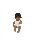 Papusa Baby hispanic baiat Miniland 38cm