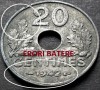 Moneda istorica 20 CENTIMES - FRANTA, anul 1942 * cod 3863 - ERORI de BATERE, Europa, Zinc