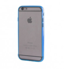 Husa bumper Greengo albastra capac spate plastic pentru Apple iPhone 6 foto