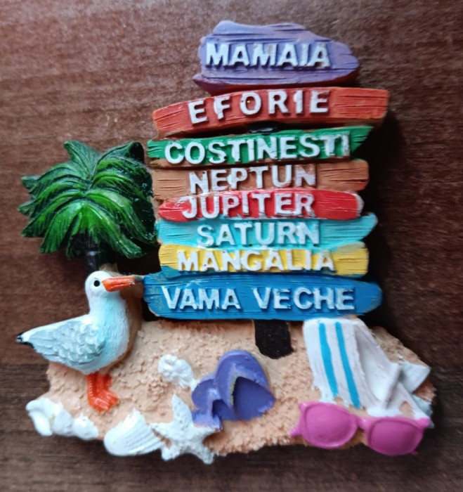 D1 - Magnet frigider - tematica turism - Litoral - Romania 52