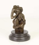 Doua femei-statueta erotica din bronz FA-35