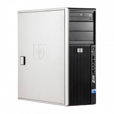 HP Z400 Xeon W3550 pana la 3.33GHz 8GB DDR3 ECC 500GB HDD DVD 1GB Quadro 2000 Tower Windows 10 Pro MAR workstation refurbished foto