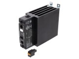Releu semiconductor 60A DR45, 4-32V DC, 48-600V AC, montare pe şină DIN