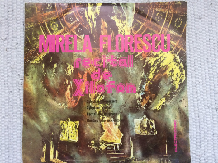 mirela florescu recital de xilofon disc vinyl lp muzica clasica ST CS 0169 VG+NM