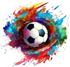Sticker Auto, Mingie Fotbal, 26 cm, 12230ST-3 foto
