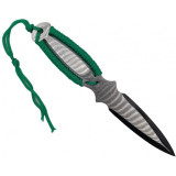 Cutit ninja de aruncat in copaci,18 cm, verde