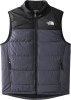 Vesta Copii The North Face L (12-13 Ani) Originala, Unisex, Gri/Negru, Izolatie Heatseeker Eco, Poliester Reciclat