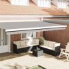Baldachin Gri deschis 4.8 x 0.2 m Pânză