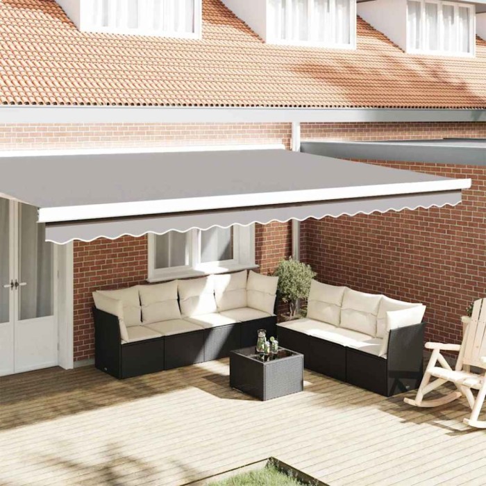 Baldachin Gri deschis 4.8 x 0.2 m P&acirc;nză