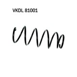 Arc spiral Toyota Yaris Motor 1.0 VVT-i, 1.0 VVT-i, 1.3 VVT-i, 1.3 VVT-i, 1.33 VVT-i, 1.33 VVT-i, parte montare punte fata, lungime 374 mm, OE