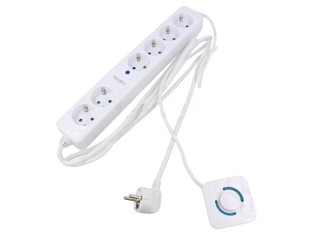 Prelungitor 6 Prize 230V 16A Alb
