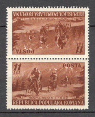 Romania.1951 Circuitul ciclist-tete beche XR.238 foto