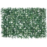Panou Decorativ Gard viu artificial cu frunze mici, culoare verde, dimensiune 40 x 60cm