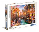 Puzzle Clementoni, Apus in Venetia, 500 piese