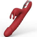 Armony-Vibrator 'suck' Rabbit cu Sucțiune Burgundy-Silicon, 12