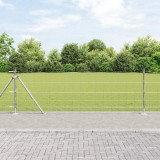 vidaXL Gard de teren 0.8 x 100 m din oțel galvanizat