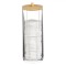 Suport Acrilic, 7x20cm, Capac Bambus, Transparent