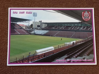 Foto-tip carte postala-fotbal - Stadionul &amp;quot;DR. Constantin Radulescu&amp;quot; CFR 1907 CLUJ foto