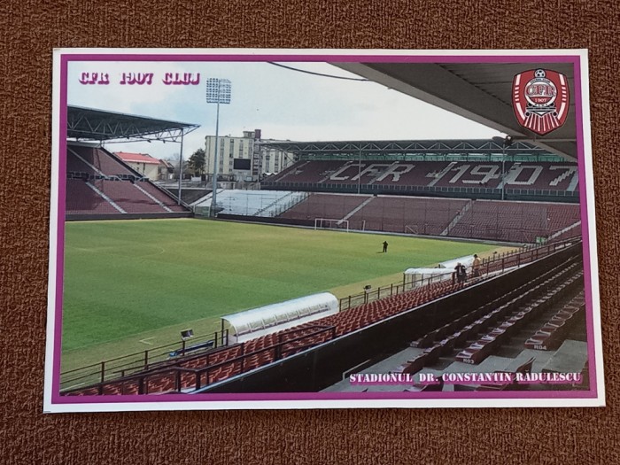 Foto-tip carte postala-fotbal - Stadionul &quot;DR. Constantin Radulescu&quot; CFR 1907 CLUJ