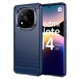 Husa Xiaomi Redmi Note 14 Pro+ 5G Techsuit Carbon Silicone, albastru