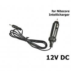 Incarcator Auto 12v DC pentru Nitecore Intellichar foto