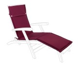 Cumpara ieftin Perna sezlong gradina textil visiniu 50x176x3 cm