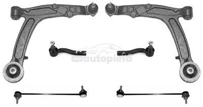 Kit brate suspensie / directie Fiat Panda 169 (09.2003 - 12.2012) - 6 piese RINGER 1141001235 foto