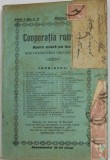 Cooperatia Romana, Anul I, Nr. 2-9, Martie 1921 - Publicatie Veche de Drept, Bucuresti - Stare Buna