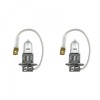 Pachet 2 Becuri Proiector H3 12V 55W PK22S Basic Sct