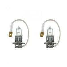 Pachet 2 Becuri Proiector H3 12V 55W PK22S Basic Sct