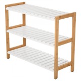 HomCom suport pentru pantofi, cu 3 rafturi, 70x26x57,5 cm | AOSOM RO
