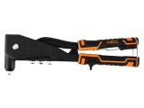 Mașină de nituit manuală NEO TOOLS 260mm cu m&acirc;nere bicomponente pentru nituri pop aluminiu și oțel