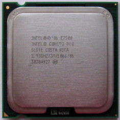 Procesor PC(DESKTOP) Intel Core 2 Duo E7500 2.93Ghz 3Mb cache LGA 775 foto