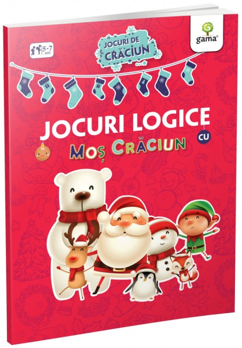 Jocuri Logice Cu Mos Craciun, - Editura Gama